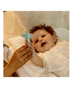 Mordedor de silicona para bebés con forma de Jirafa