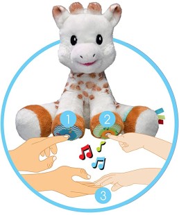 PELUCHE SOPHIE TOUCH AND PLAY MUSIC PLUSH